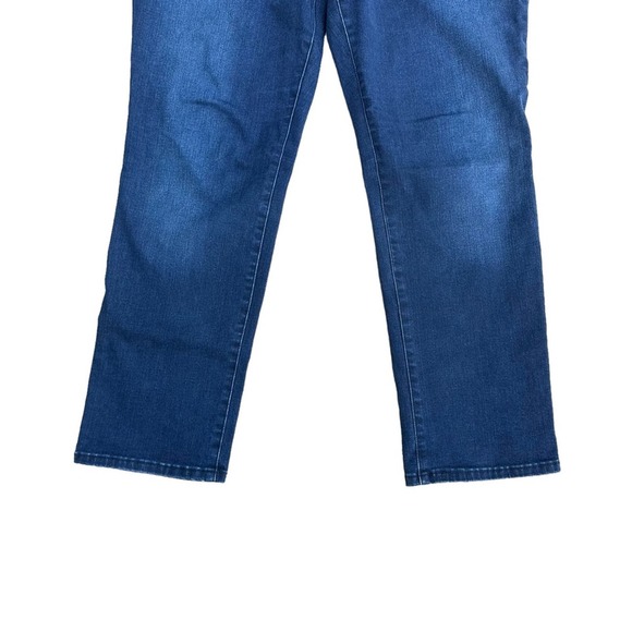 Chicos So Slimming Jeans Womens High Rise Stretch Dark Wash Short Pockets 14 - Picture 6 of 12